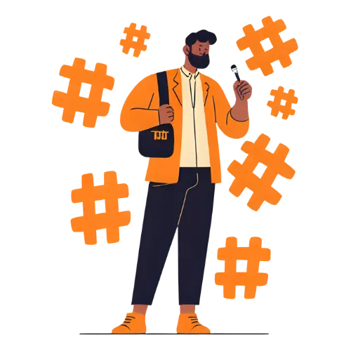 Comedy Hashtag Mapper illustration