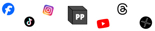 Punchline Poster payment and platform footer mark